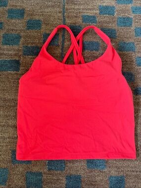 Red Strappy Tank Crop Top - Women Intimates & Sleepwear